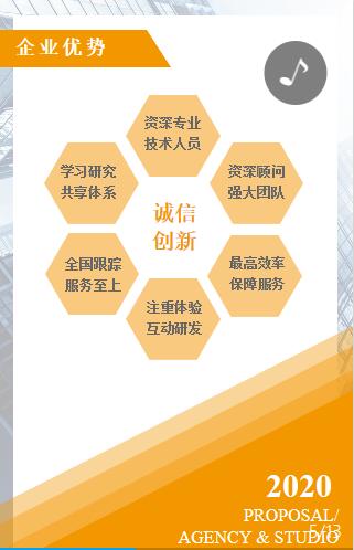 高端黄色商务企业宣传手册招商加盟