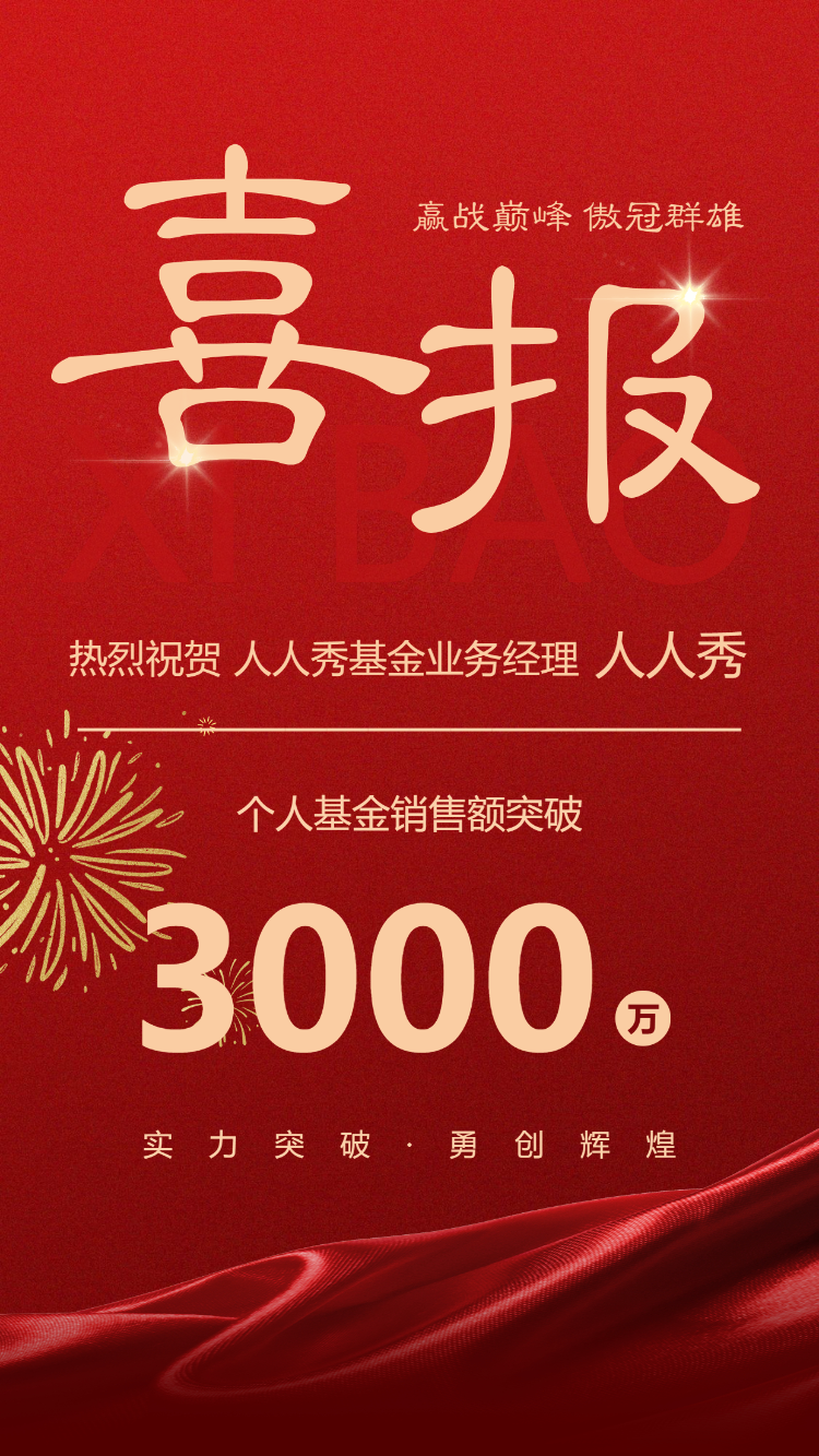 再创佳绩企业贺报喜报公司战报销售捷报