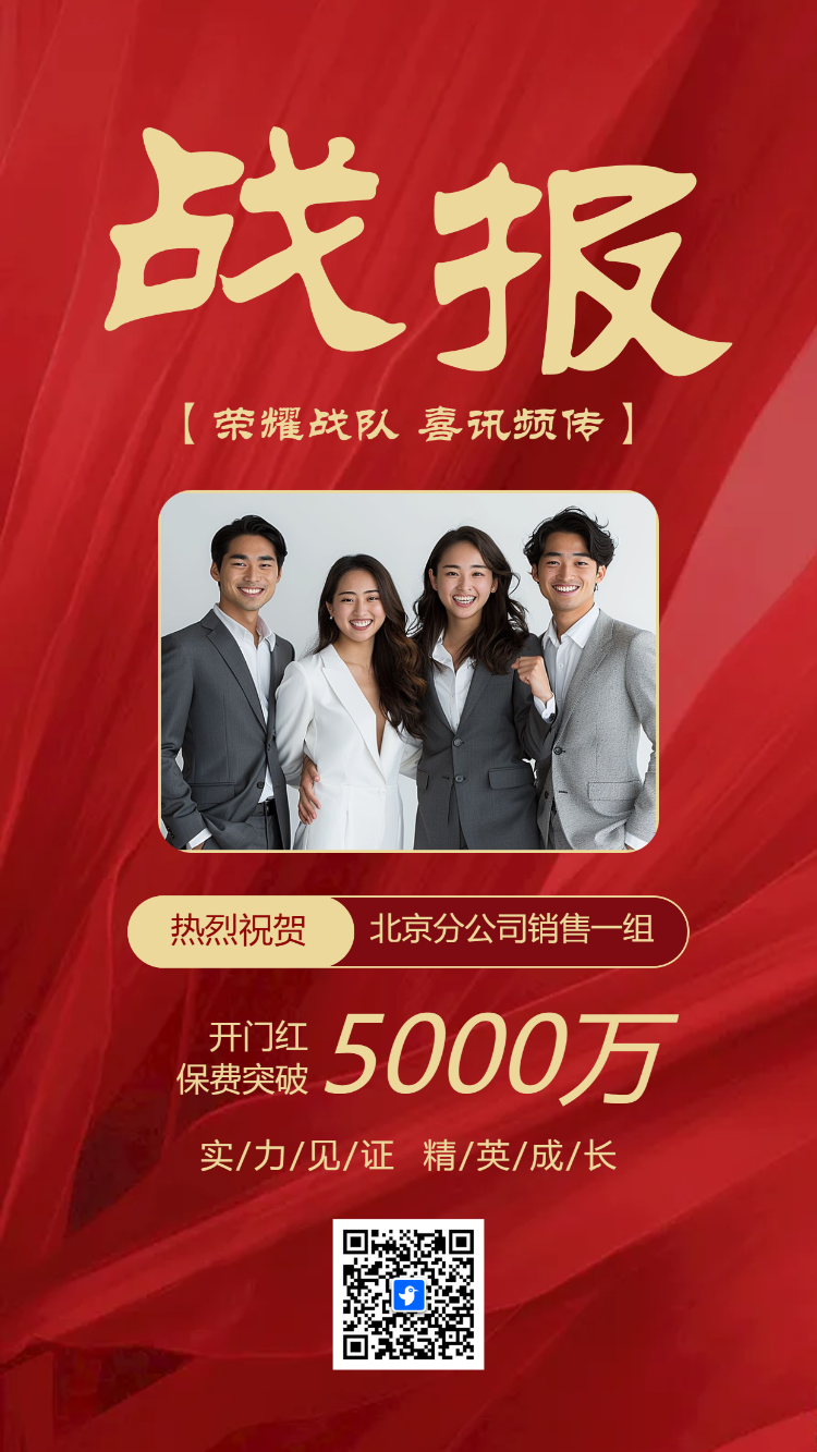 证券公司商家销售喜报战报业绩表彰宣传