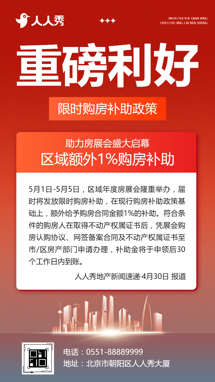 全城瞩目今日盛大开盘通知公告活动通知房地产通知